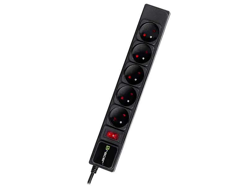 Tracer PowerWatch Melns Strāvas Pagarinātājs ar