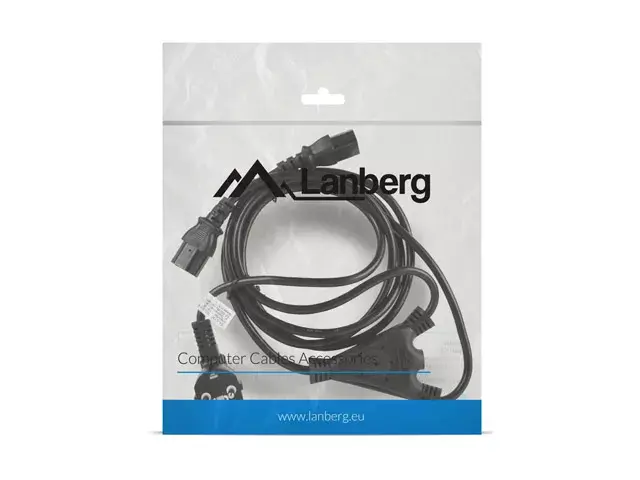 LANBERG CA-C13C-13CC-0018-BK кабель питания 2 м Photo 4