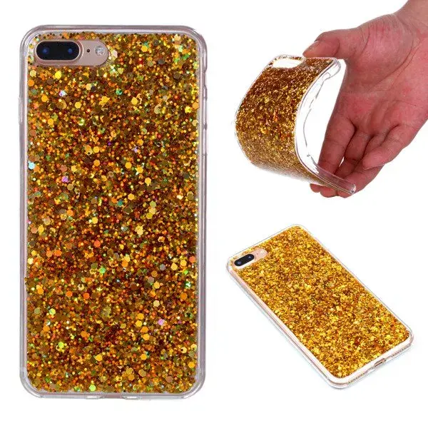 Aizmugures vāciņš Fusion Accessories iPhone X/XS zelta spīdumi Photo 2