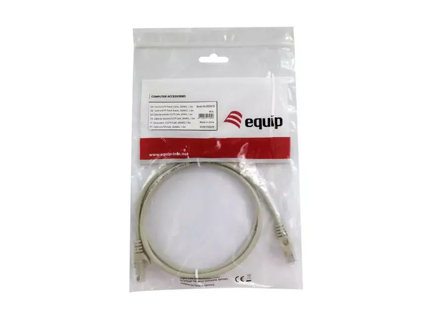 Tīkla kabelis Equip Cat.6 U/UTP Patch Cable Photo 4