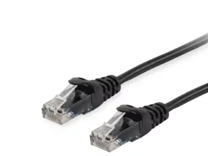 Patch Cable Equip Cat.6 U/UTP RJ-45 0.5m Black