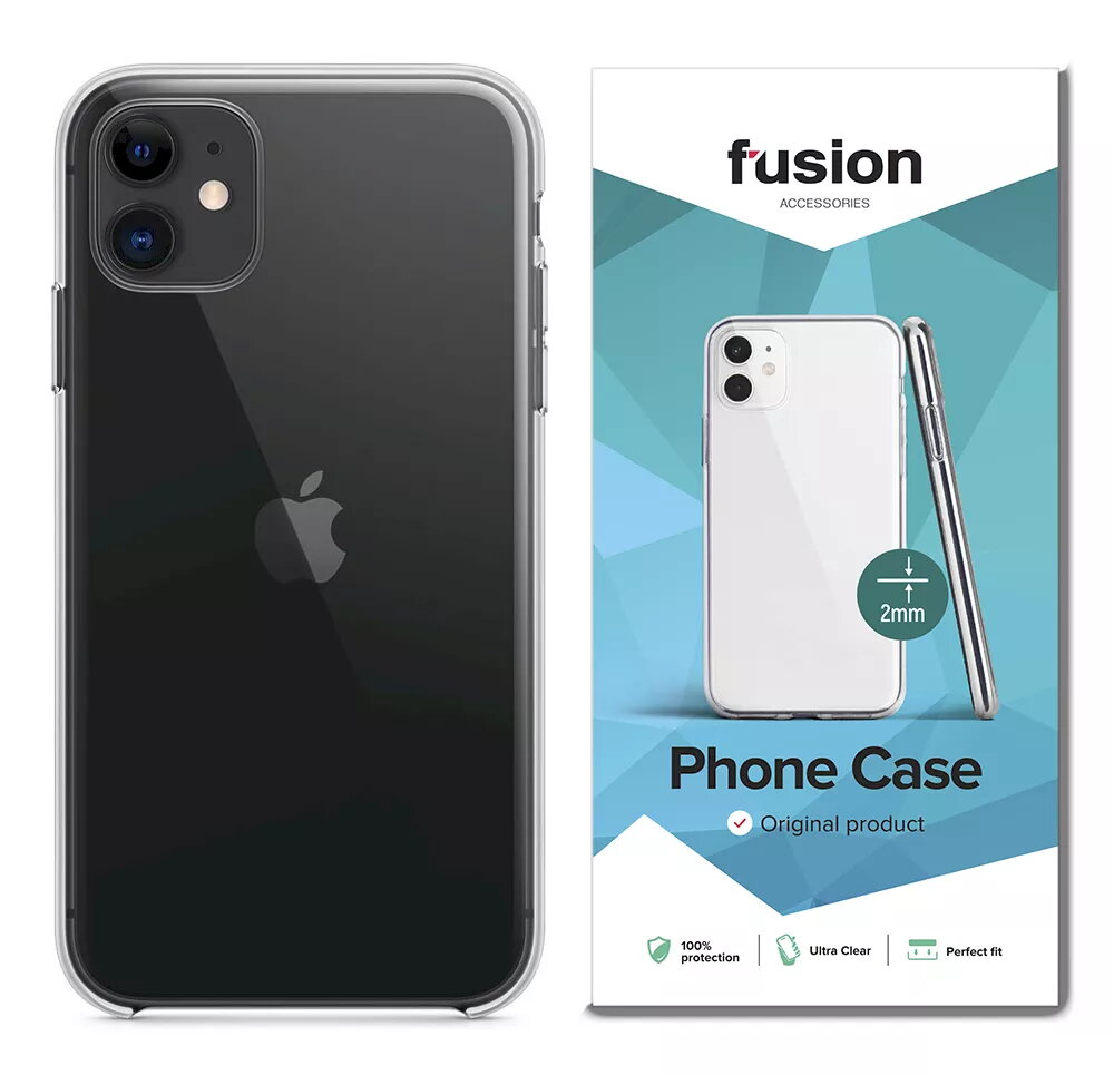 Fusion Ultra Clear Series silikona vāciņš