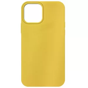 Silikona aizsargvāciņš Fusion accessories priekš Apple iPhone 12 / 12 Pro — dzeltens