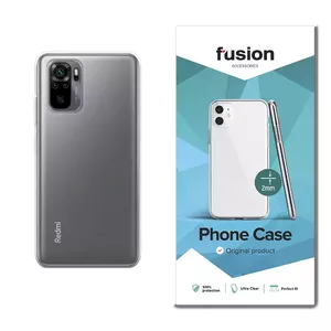 Silicone Case for Apple iPhone 13 Mini by fusion accessories, Transparent, 2 mm