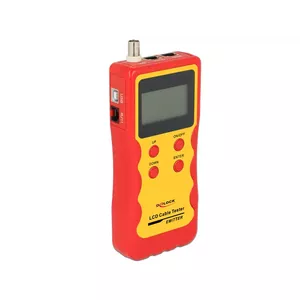 Network Cable Tester DeLOCK 86108 Yellow Red