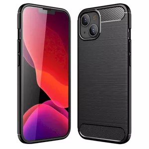 Fusion Trust silikona aizmugurējais vāciņš Apple iPhone 13 Pro Max, melns