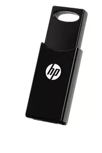Флеш-накопитель HP v212w 128 ГБ USB Type-A 2.0 черный, выдвижной корпус