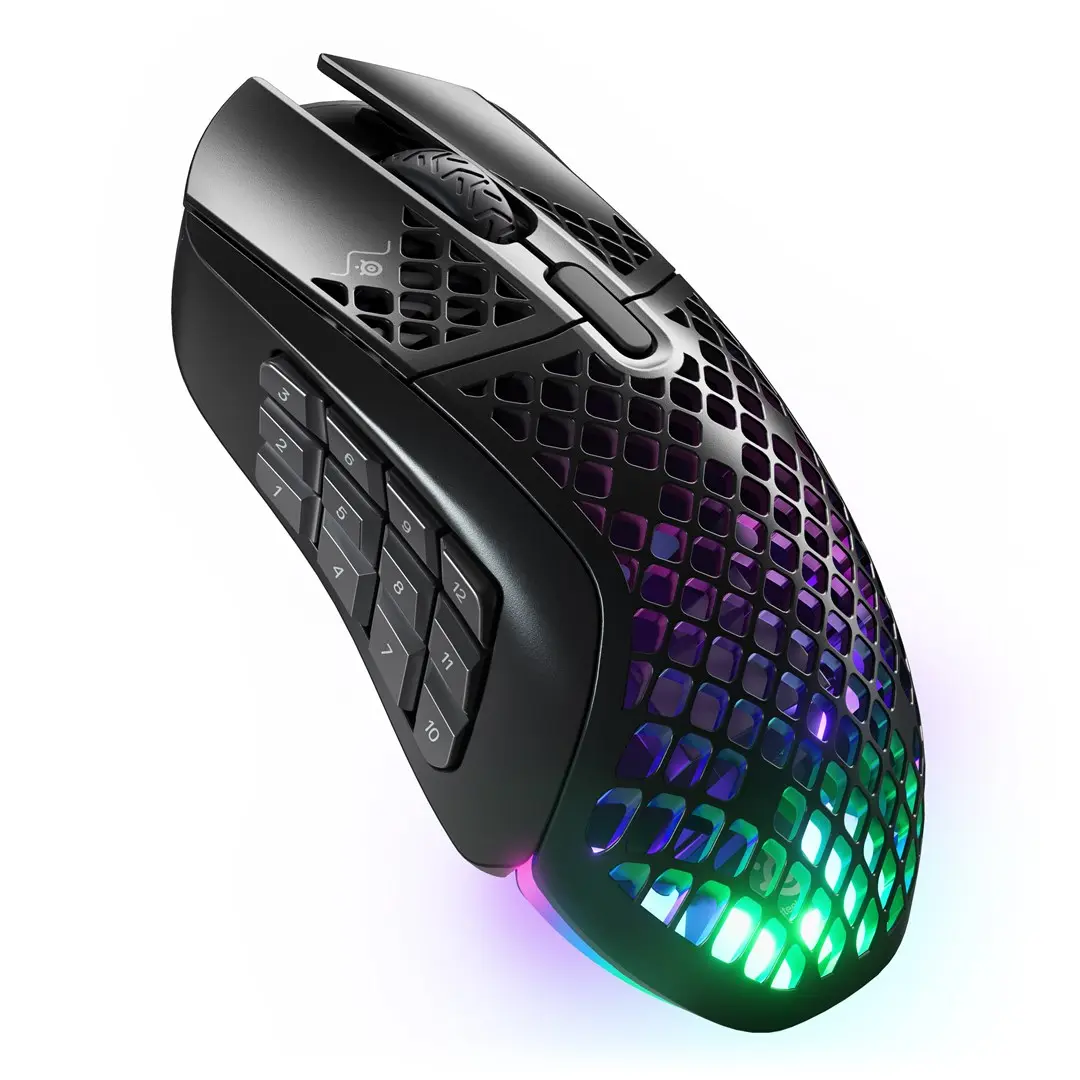 Pele SteelSeries Aerox 9 Black Photo 7