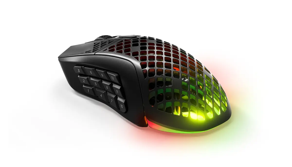 Pele SteelSeries Aerox 9 Black Photo 8