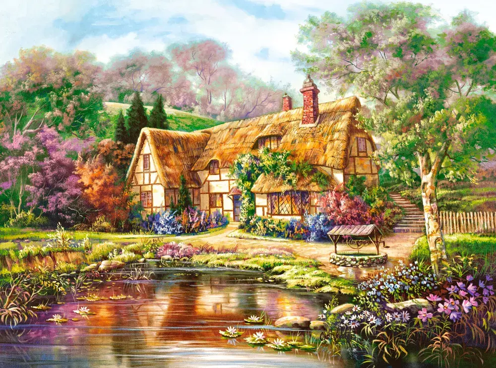 Пазл Castorland Twilight at Woodgreen Pond 3000 эл. Photo 2