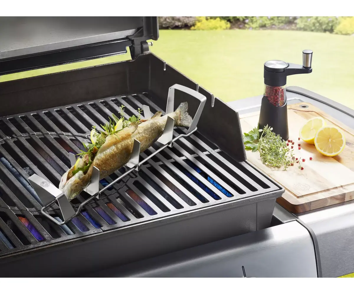 GEFU Fish rack BBQ nerūs. tērauds 77×367×78 mm Photo 3