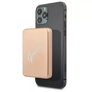 Portable power bank GUESS GUPBMSVSLG 3000mAh 5W MagSafe Gold
