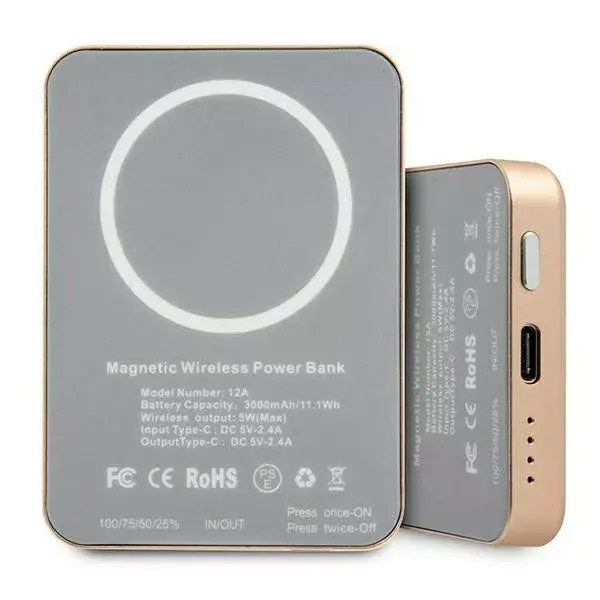 Power bank GUESS GUPBMSVSLG 3000mAh 5W MagSafe Photo 2