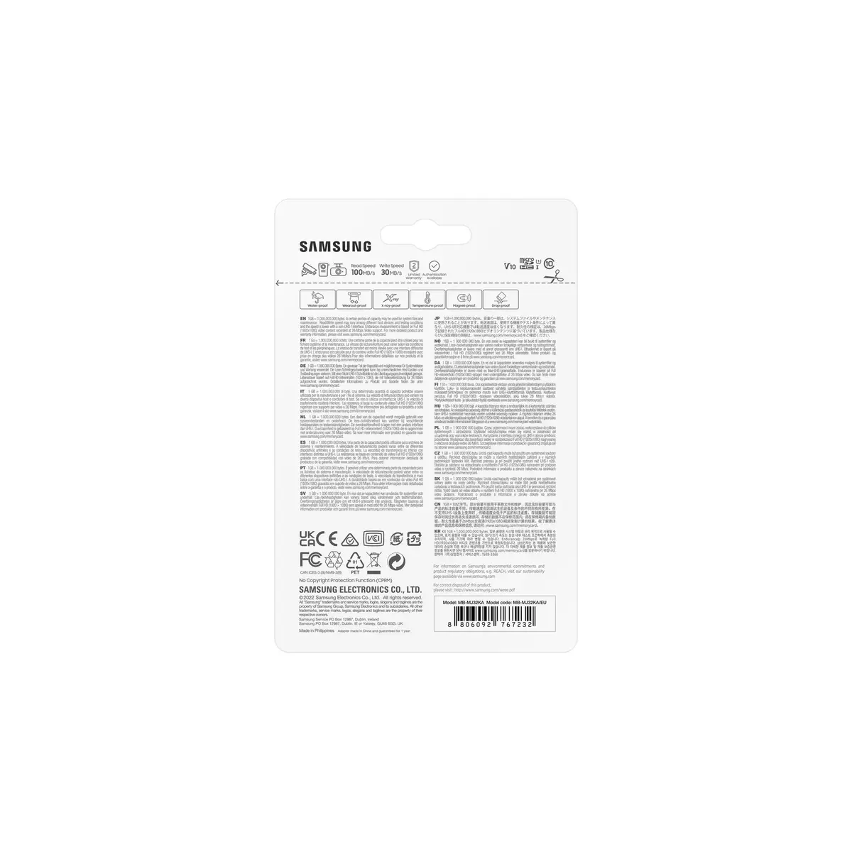 MicroSDXC Samsung MB-MJ32K 32 ГБ UHS-I Photo 9