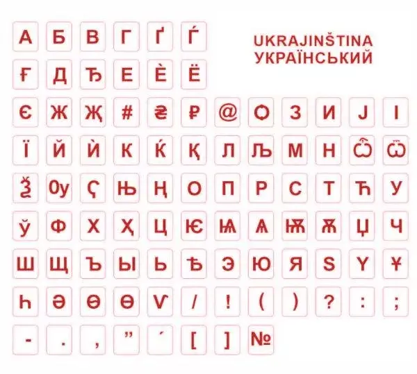 Uzlīme klaviatūrai PREMIUMCORD pkukr sarkana Photo 2