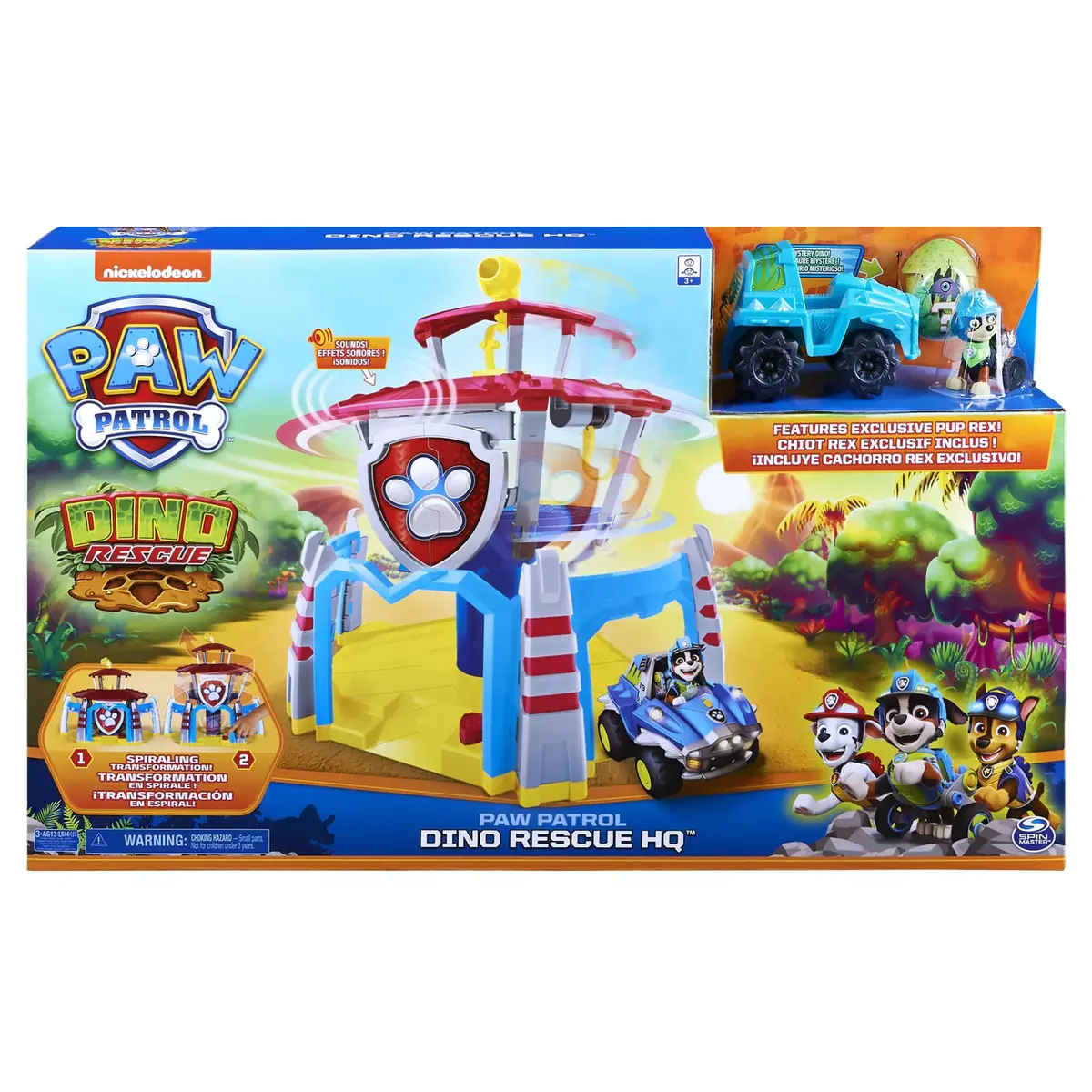 Car PAW Patrol Dino Rescue HQ Playset Photo 2