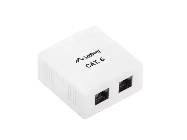 LANBERG Outlet Box RJ-45 OU6-0002-W Photo 2