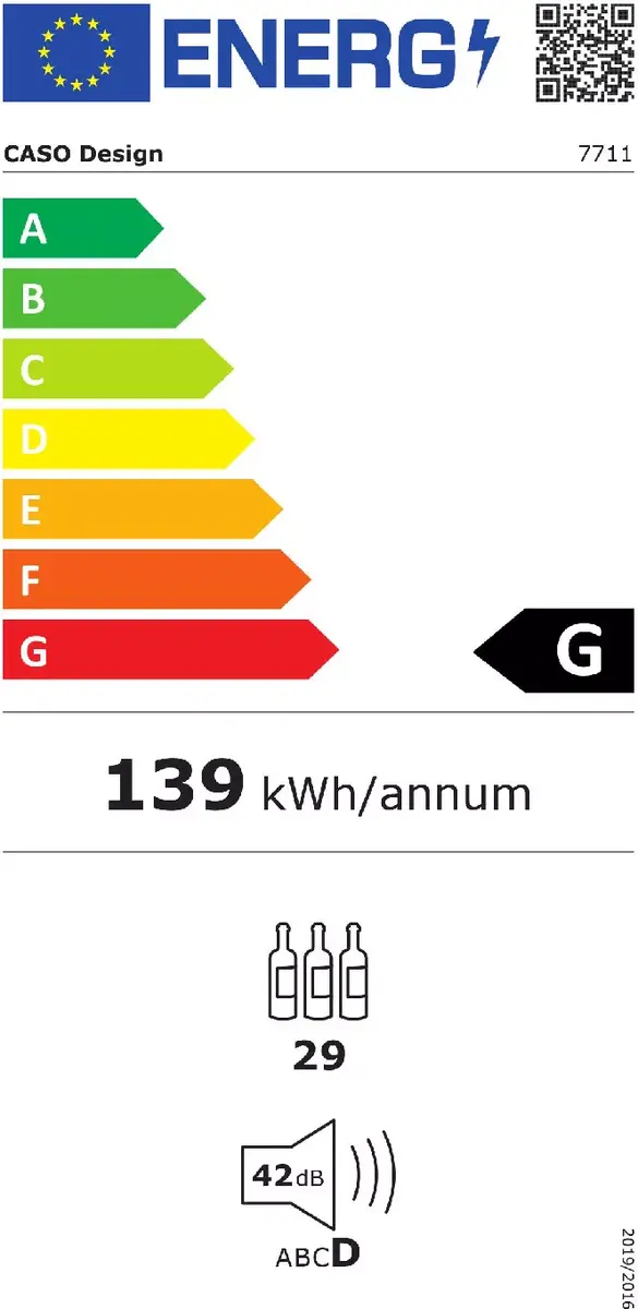 Caso WineDeluxe E29 Compressor wine cooler Photo 12