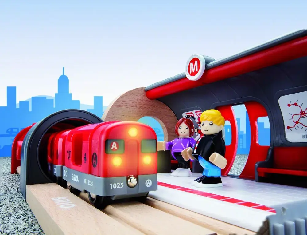 Vilciens BRIO Metro Railway Set Photo 3