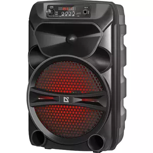 Defender G110BK Mono Portable Speaker, 12W, Bluetooth, FM Radio, Black