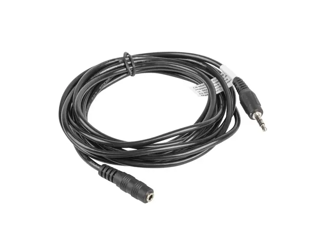 Lanberg CA-MJFJ-10CC-0030-BK Audio pagarinātājs 3.5mm