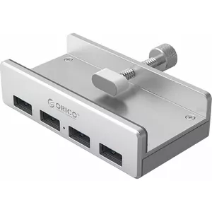 USB-концентратор ORICO MH4PU-P-SV-BP — 4 порта USB-A 3.0, компактный настольный хаб