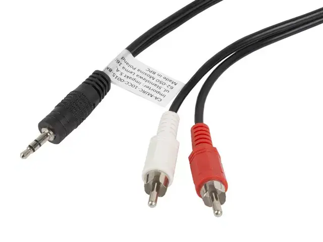 LANBERG аудиокабель 3,5 мм → 2×RCA 1,5 м Photo 2