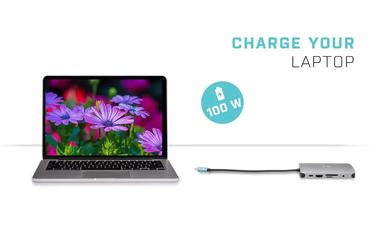 ITEC i-tec Metal USB-C Nano Dock HDMI/VGA ar LAN, 77 W Photo 11