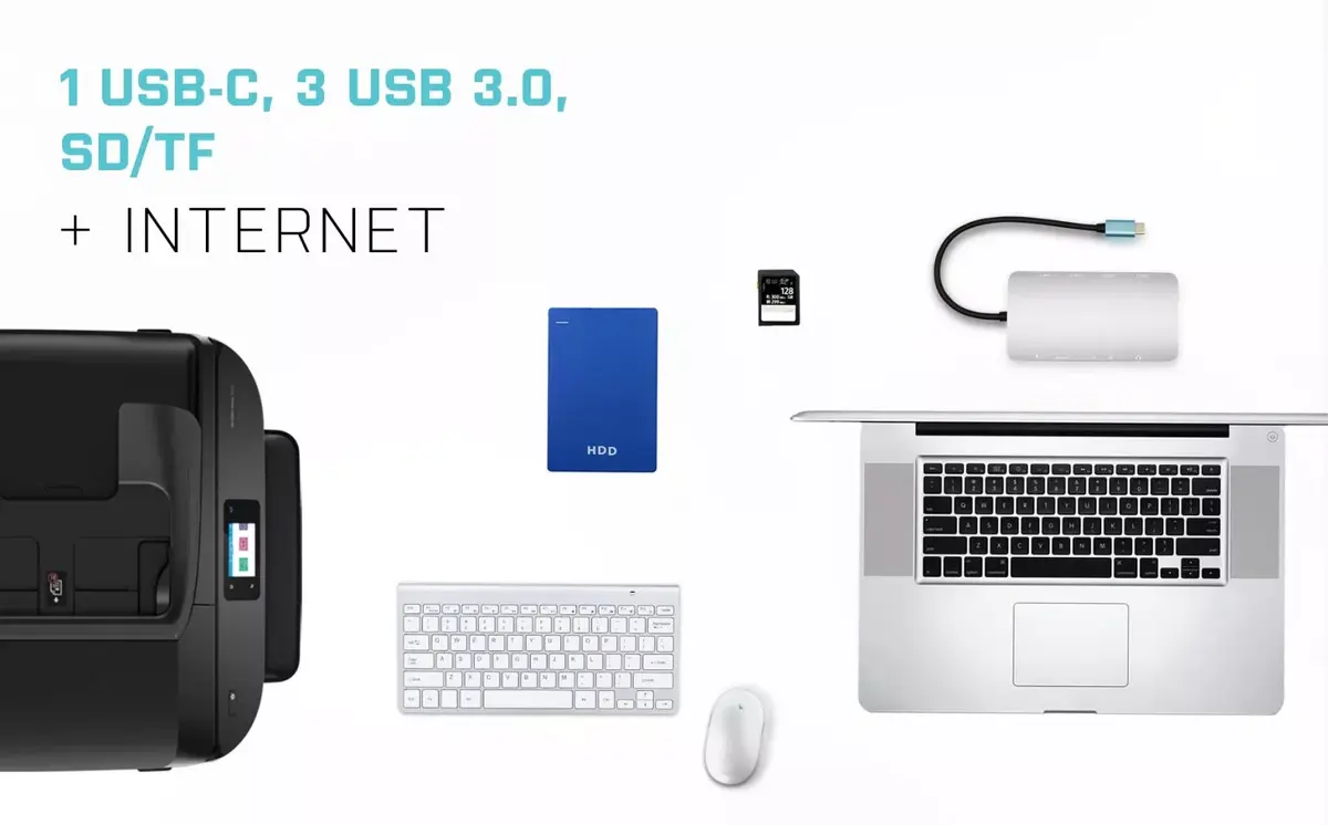 ITEC i-tec Metal USB-C Nano Dock HDMI/VGA ar LAN, 77 W Photo 16