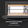 AENO elektriskā cepeškrāsns EO1: 1600 W, 30 L, 6 automātiskās programmas+atkausēšana+mīkla, grils, konvekcija, 6 sildīšanas režīmi, dubultstikla durvis, taimeris 120 min, LCD displejs Photo 11