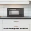 AENO elektriskā cepeškrāsns EO1: 1600 W, 30 L, 6 automātiskās programmas+atkausēšana+mīkla, grils, konvekcija, 6 sildīšanas režīmi, dubultstikla durvis, taimeris 120 min, LCD displejs Photo 23