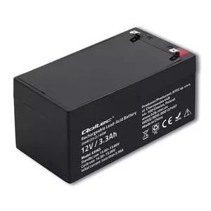 Qoltec 53065 UPS akumulators Noslēgts svina skābju (VRLA) 12 V 3,3 ampērstunda