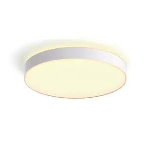 Потолочный светильник Philips Hue White ambience Enrave (экстра большой) — 48 Вт, Bluetooth, 551×551×86 мм, белый