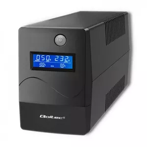 Nepārtraukta barošanas avots Qoltec Monolith 0.85 kVA 480 W 2 AC izejas