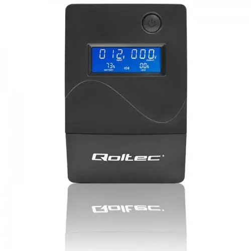 Qoltec Monolith UPS Dubultkonversija 1 kVA Photo 6