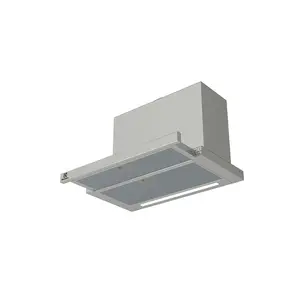 Iebūvējams nosūcējs Electrolux LFP616X, platums 598 mm, 600 m³/h, pelēks, tauku filtrs, 68 dB
