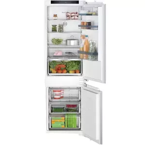 Built-in fridge-freezer Bosch Serie 4 KIN86VFE0 — 260 L total, 184 L fridge, 76 L bottom freezer, NoFrost, LED display