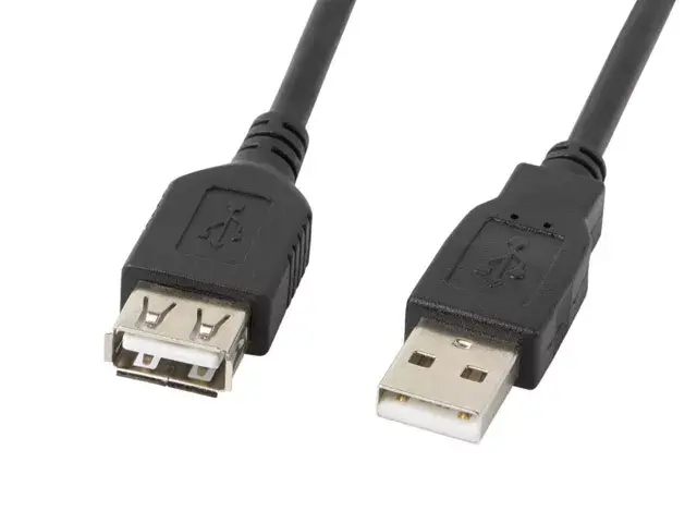 Кабель USB A–A LANBERG CA-USBE-10CC-0018-BK Photo 2