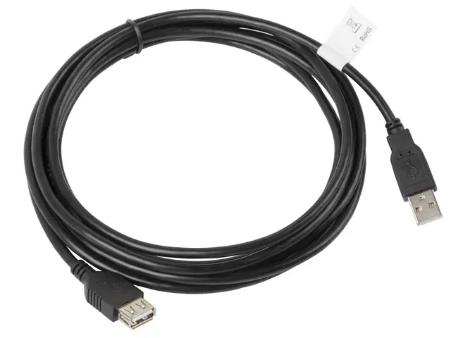Lanberg CA-USBE-10CC-0030-BK USB kabelis USB 2