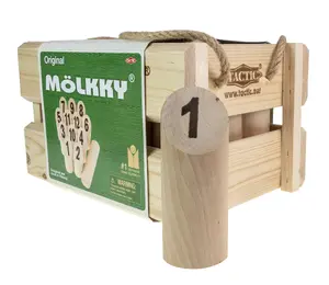 TACTIC Mölkky Настольная игра на свежем воздухе деревянные кегли пронумерованные 1-12