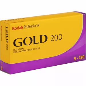 Medium format film Kodak Gold Professional 200 120 — color negative ISO 200, 120 format