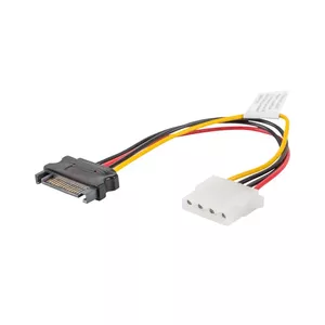 SATA cable Lanberg CA-SAHD-10CU-0015 0.15 m Molex 4-pin