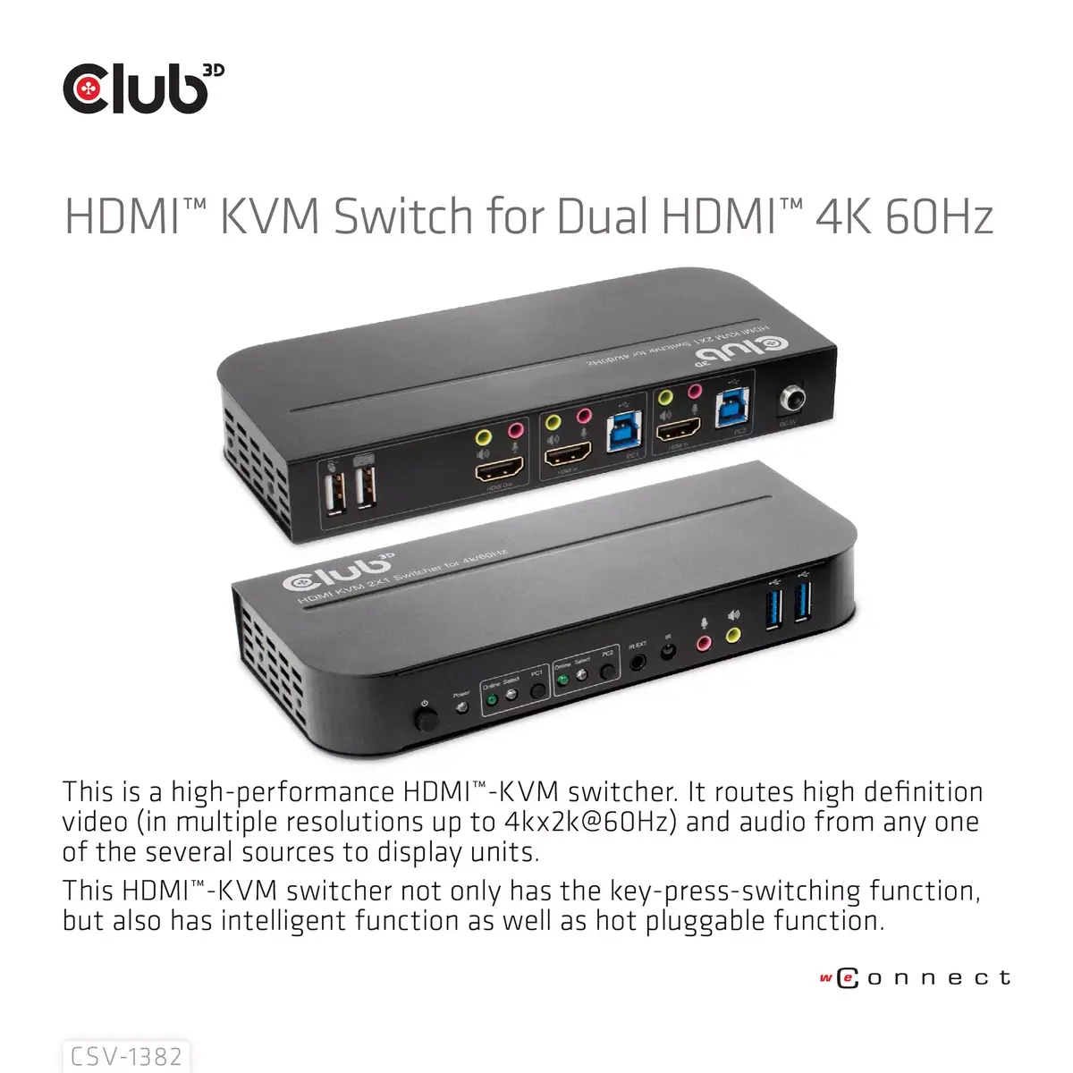 KVM переключатель CLUB3D CSV-1382 Photo 7