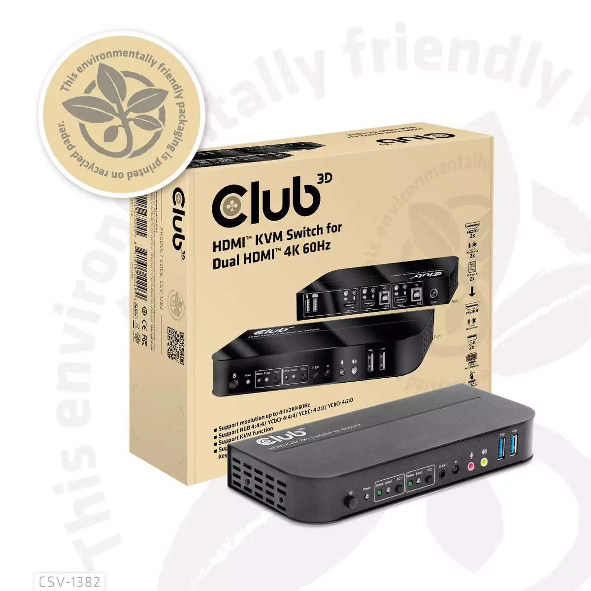 KVM переключатель CLUB3D CSV-1382 Photo 14