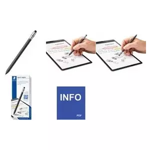 Digitālais styluss Staedtler Noris digital mini — kompakts skārienierīču styluss, modelis 180M 22