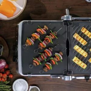 REVERSIBLE CERAMIC GRILL AND GRIDDLE PLATES
