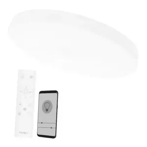 Потолочный светильник TOPE BOSTON2X36W D45RC LED белый – 2×36 Вт LED, круг Ø45 см