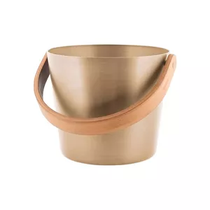Sauna bucket RENTO Saunasanko 5 l — aluminium, champagne finish