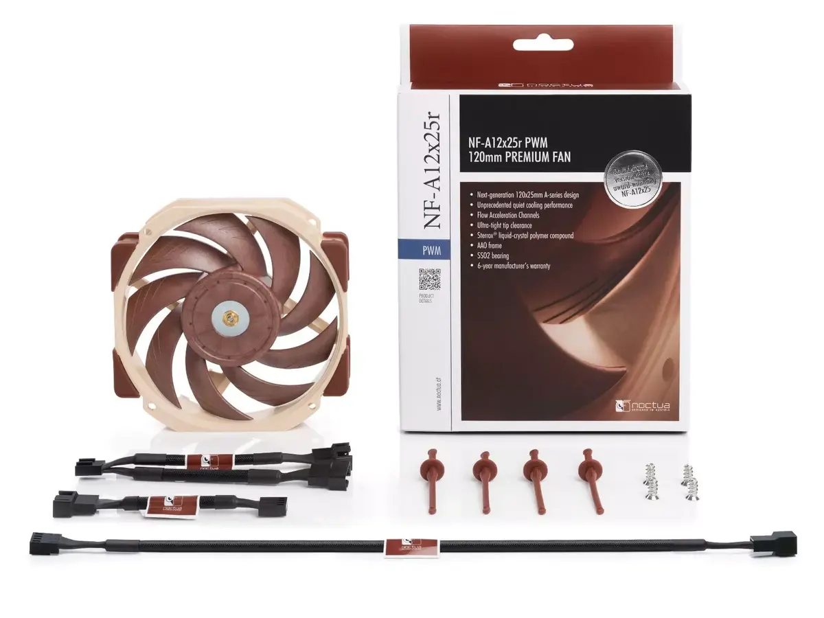 Вентилятор Noctua NF-A12X25R PWM Photo 5