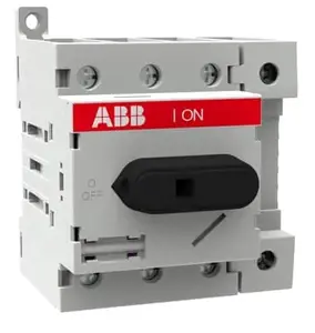 ABB OT63ML4 Rotary Switch 4-Pole 80A 750V White and Black
